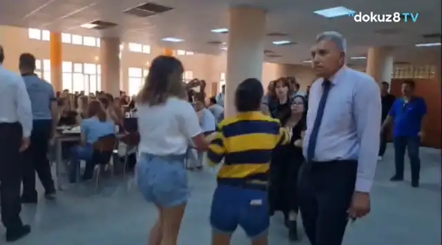 Yemek zammını protesto eden öğrenciler gözaltına alındı