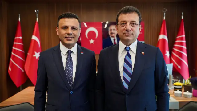 İmamoğlu, CHP İstanbul İl Başkanı Özgür Çelik'i ziyaret etti