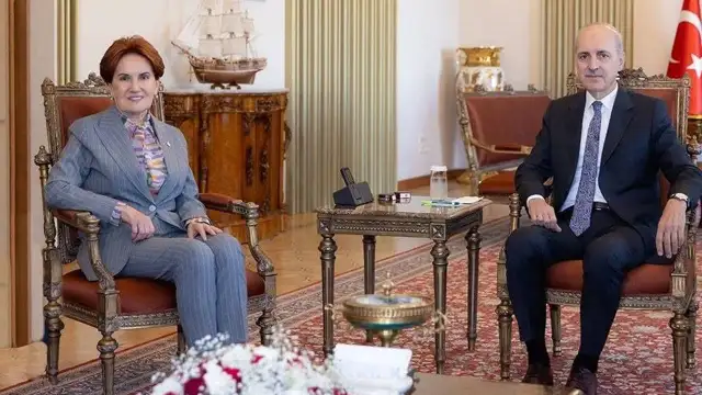 TBMM Başkanı Numan Kurtulmuş, Meral Akşener'i ziyaret etti
