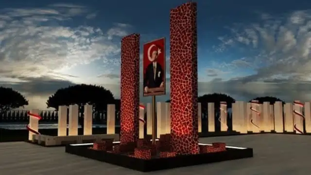 100 yılın anıtı Atakum’da inşa ediliyor