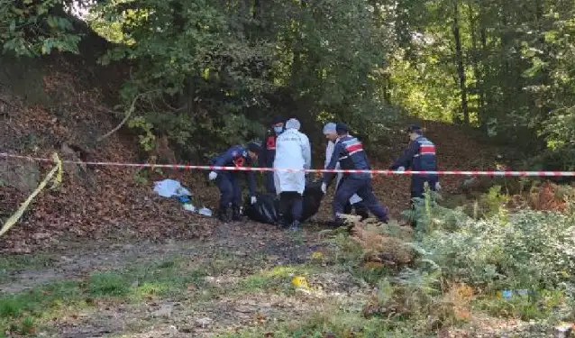 Ormanlık alanda benzin dökülerek yakılmış ceset bulundu
