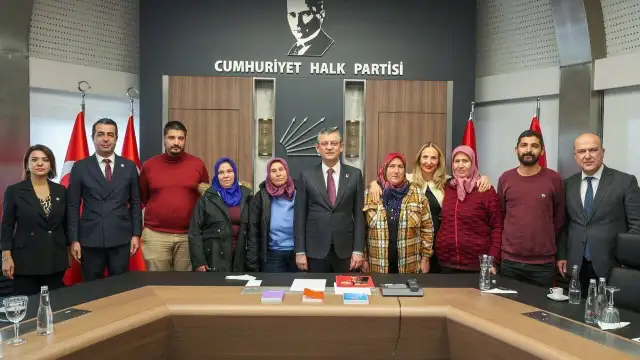 CHP lideri Özgür Özel, Agrobay işçileri ile bir araya geldi