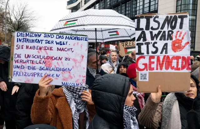Almanya'da Filistin’e destek yürüyüşü