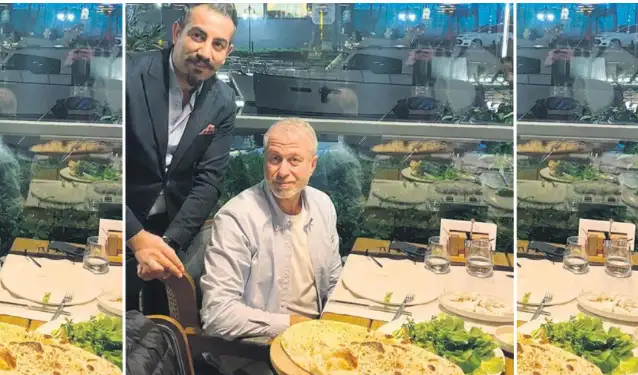 Chelsea FC'nin eski sahibi Roman Abramoviç 85 bin liralık kebap yedi