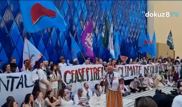 COP28'e Filistin'e destek eylemi damga vurdu