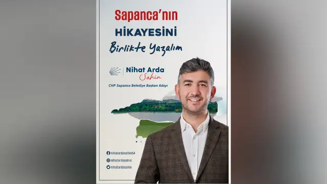CHP Sapanca Belediye Başkan Adayı Şahin tanıtım kampanyasına başladı