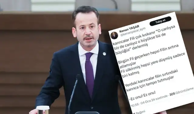 AYM Üyesi Yaşar Can Atalay krizi sonrası "Fil-Karınca" paylaşımını sildi