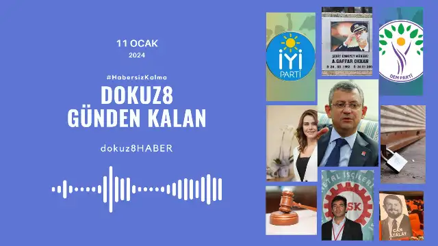 Günden Kalan | CHP ile DEM Parti görüştü, CHP Lüfti Savaş tartışmasına yanıt verdi: 11 Ocak'ta neler yaşandı?