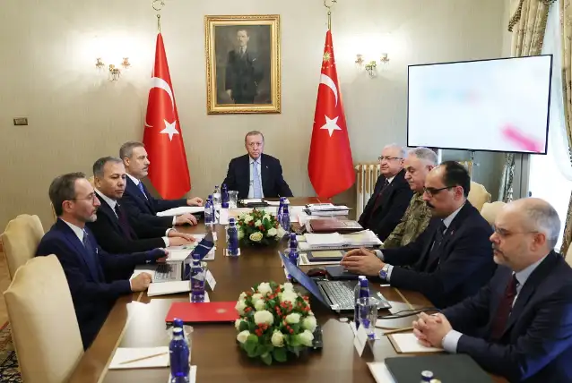 Güvenlik toplantısı, Erdoğan başkanlığında başladı