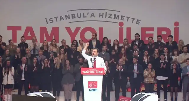 CHP’nin İBB adayı Ekrem İmamoğlu seçim kampanyasına başladı