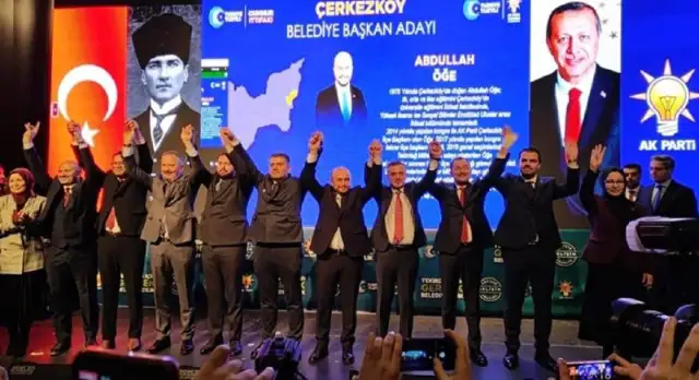 Cumhur İttifakı'nın Tekirdağ’da belediye başkan adayları tanıtıldı
