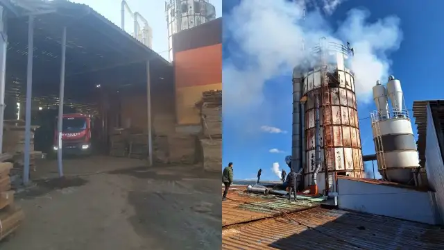 Necati Şaşmaz'ın orman ürünleri fabrikasında patlama!