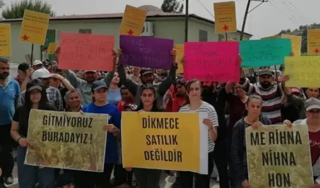 "Hatay Dikmece'de zeytinliklere TOKİ konutu yapılıyor"