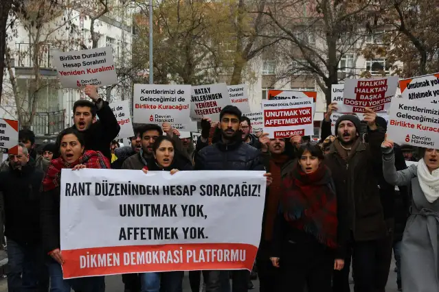 Dikmen Demokrasi Platformu'ndan 6 Şubat açıklaması: Unutmak yok affetmek yok
