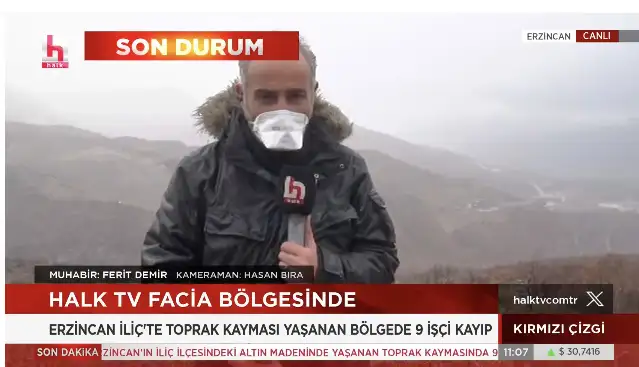 TGS'den İliç çağrısı: Görev yapan gazetecilerin sağlığı ve güvenliği için önlem alın