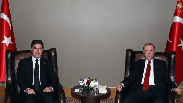 Erdoğan, Barzani ile görüştü
