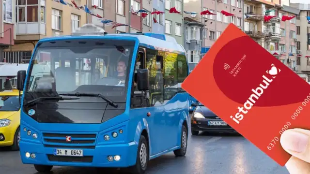 O ilçede artık minibüsler İstanbulkartlı!