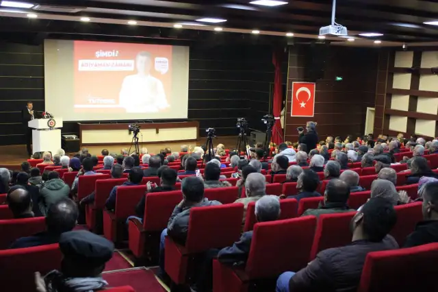 Tutdere, Adıyaman için projelerini açıkladı