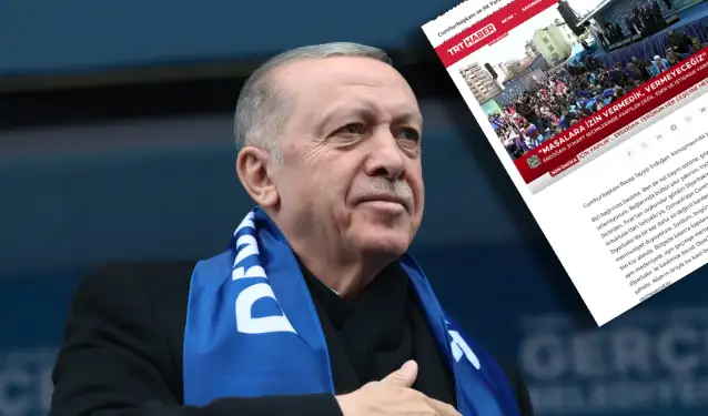 TRT Haber'den Erdoğan'a Kürtçe sansürü