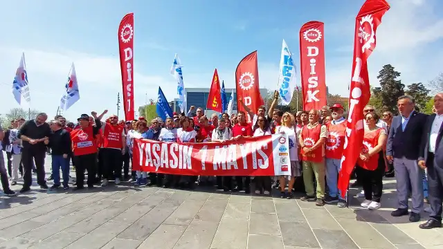 DİSK-KESK-TMMOB-TTB-TDB: "1 Mayıs'ta Taksim'de olacağız"