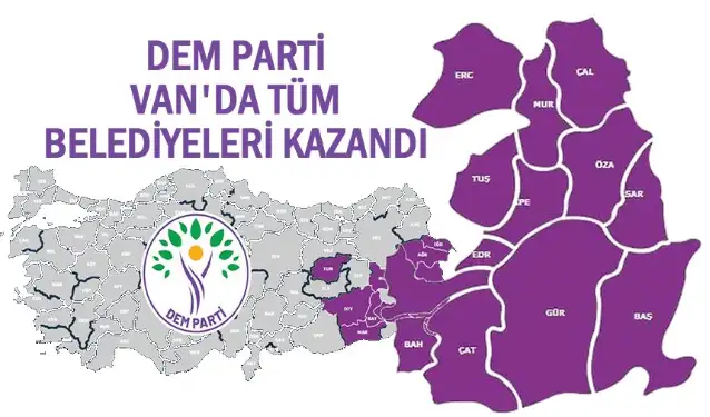 DEM Parti van'da 14'te 14 yaptı