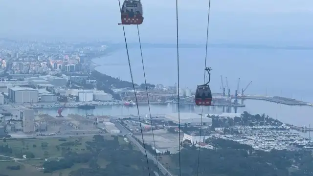 Tünektepe Teleferik Tesisi'nde kaza: 1 kişi hayatını kaybetti