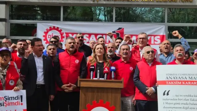 DİSK Genel Başkanı Çerkezoğlu duyurdu: 1 Mayıs Taksim'de kutlanacak