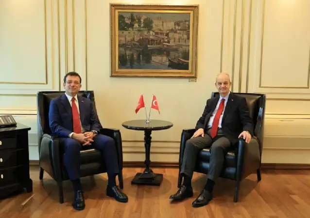 Ekrem İmamoğlu, İlker Başbuğ ile görüştü