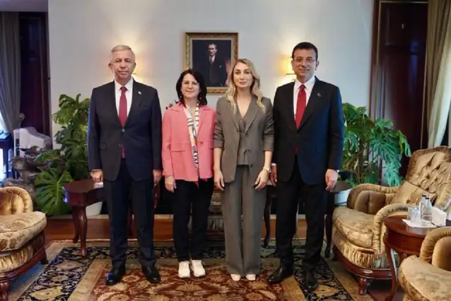 Ekrem İmamoğlu'ndan Mansur Yavaş'a ziyaret