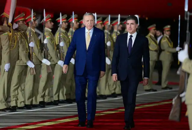 Cumhurbaşkanı Erdoğan Erbil'de