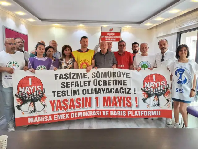 Manisa Emek Demokrasi ve Barış Platformu'ndan 1 Mayıs çağrısı