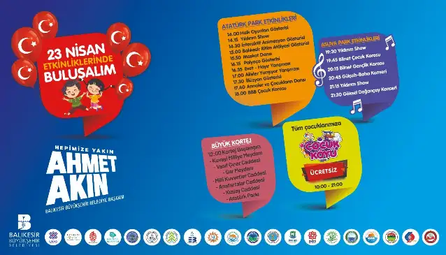 Balıkesir, 23 Nisan coşkusunu büyük bir heyecanla karşılıyor