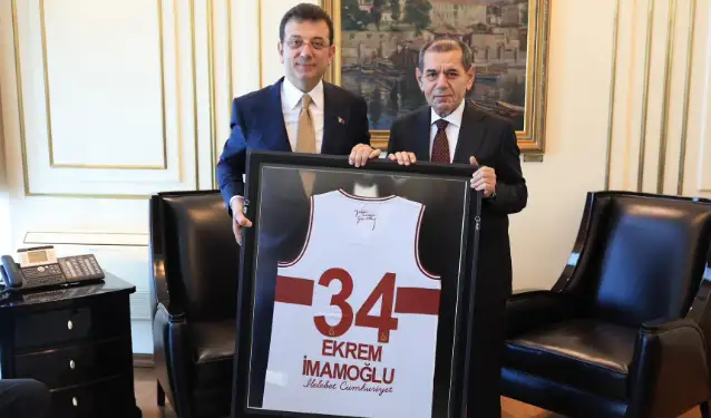 Dursun Özbek'ten Ekrem İmamoğlu'na ziyaret