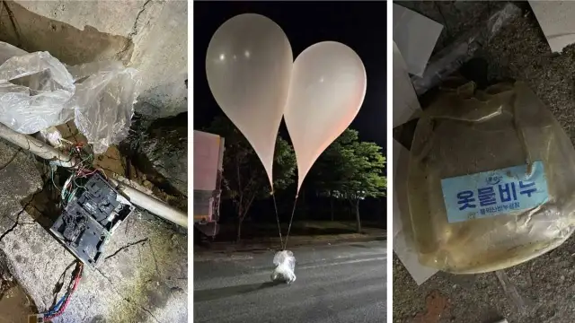 Güney Kore, Kuzey'in gönderdiği çöp dolu balonları "ifade özgürlüğü" olarak görmesini kınadı