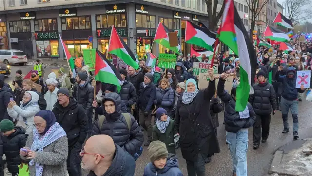 İsveç'te İsrail'in Batı Şeria'yı ilhak kararı protesto edildi
