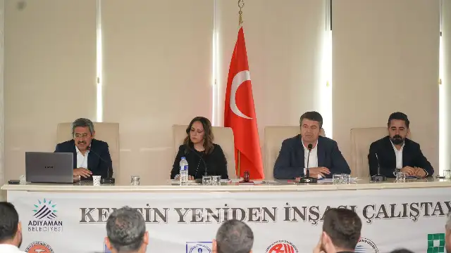 Uzmanlar Adıyaman’ın yeniden inşası için kolları sıvadı