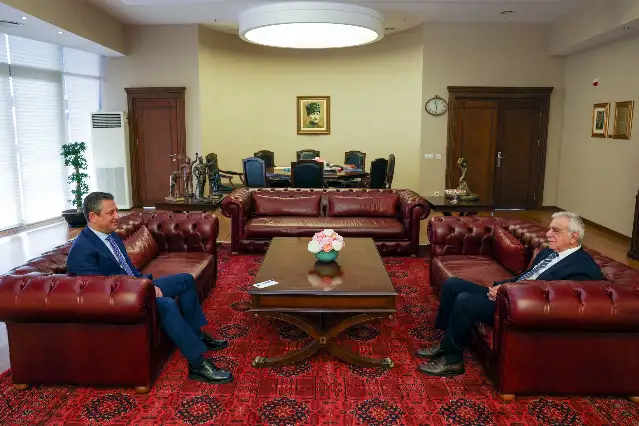 Özgür Özel, Ahmet Türk'ü kabul etti