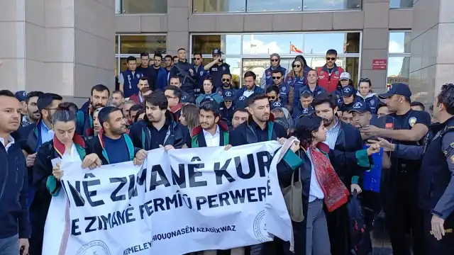 ÖHD’nin ‘Kürt Dili Bayramı’ açıklamasına polis müdahalesi