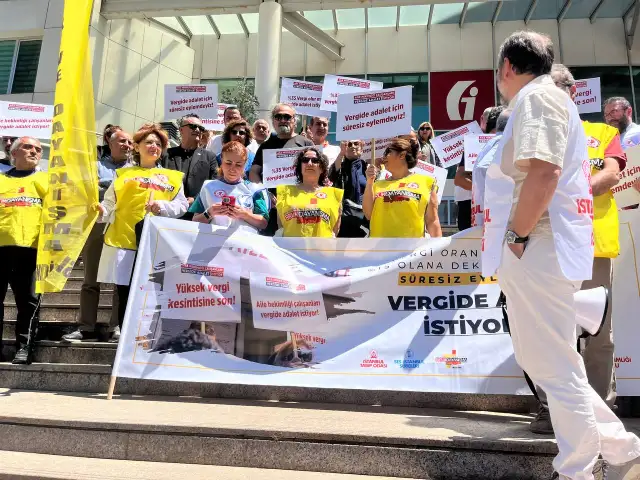İstanbul'da "Vergide adalet" eylemi