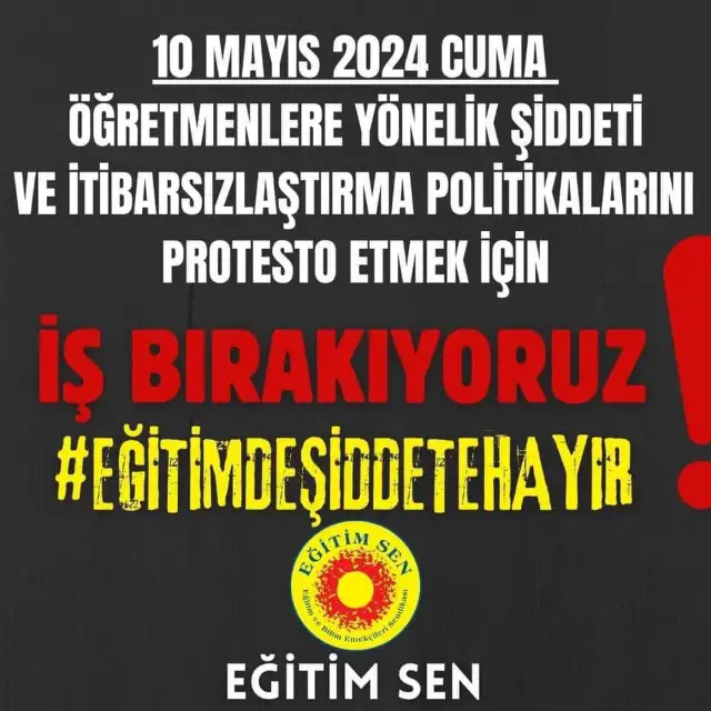 Eğitim emekçileri şiddete karşı edremit’te basın açıklaması yapacak