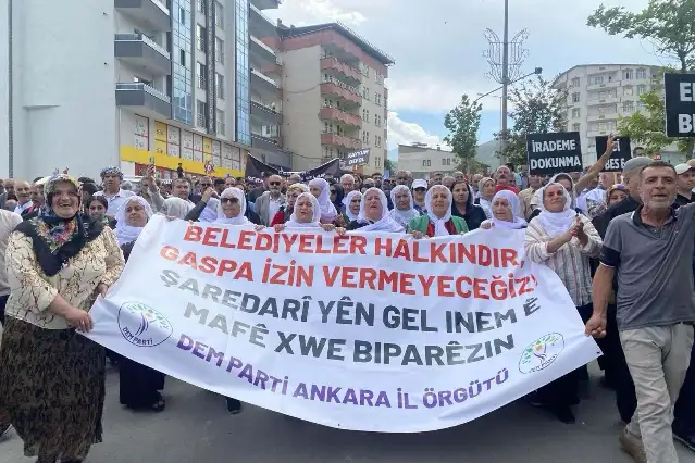 DEM Parti'den kayyuma karşı 196 kilometrelik yürüyüş