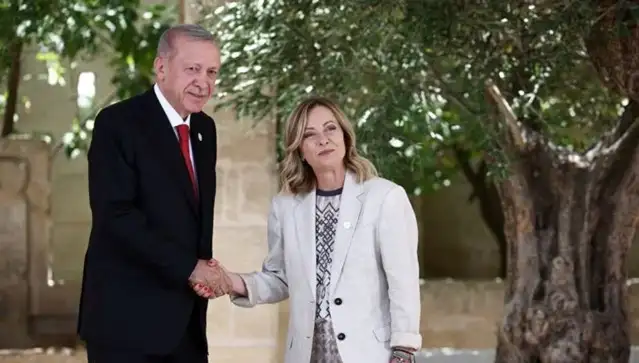 Erdoğan G7 zirvesi için İtalya'da