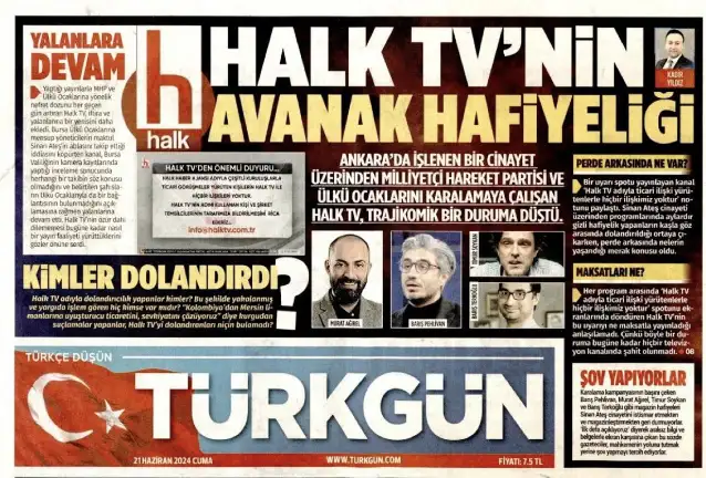 MHP'nin yayın organı manşetten hedef gösterdi: Ayşe Ateş'ten gazetecilere destek