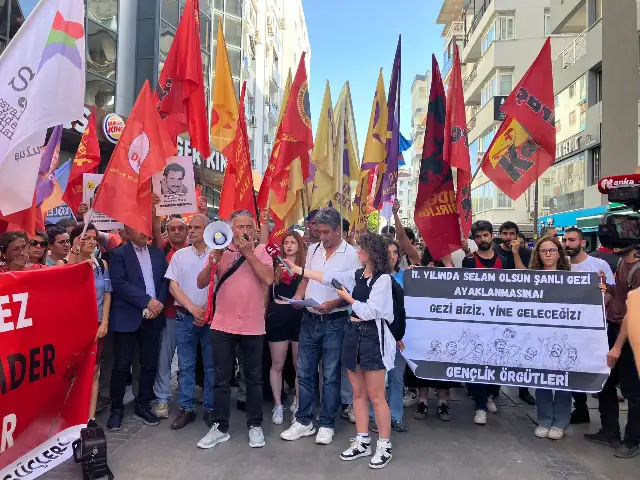 Gezi Direnişi'nin 11. yılında İzmir'de basın açıklaması