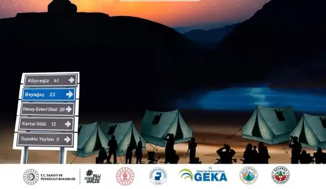 Beyağaç Topuklu Yaylasında Astro Turizm