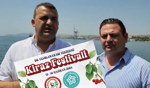 Tekirdağ'da 58. Uluslararası Kiraz Festivali başlıyor