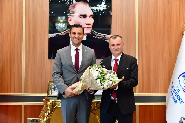 Başkan Balaban Büyükşehir Belediye Başkanı Zeyrek’i ağırladı