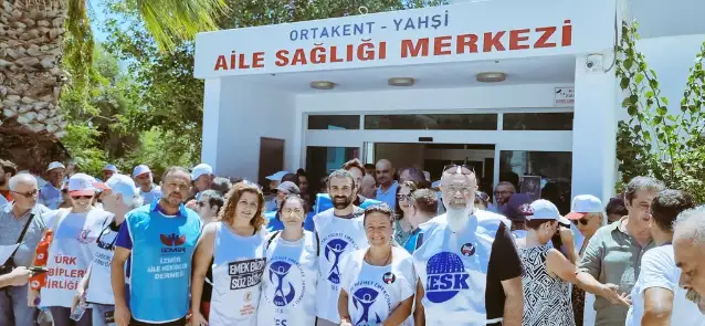 Bodrum'da doktora saldırı protesto edildi