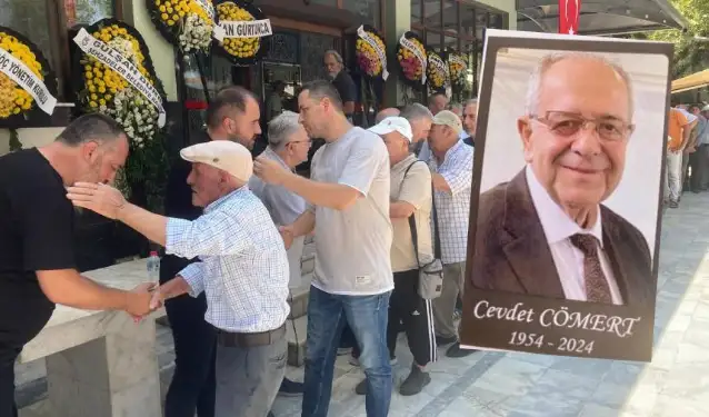 Cevdet Cömert, Manisa’da son yolculuğuna uğurlandı