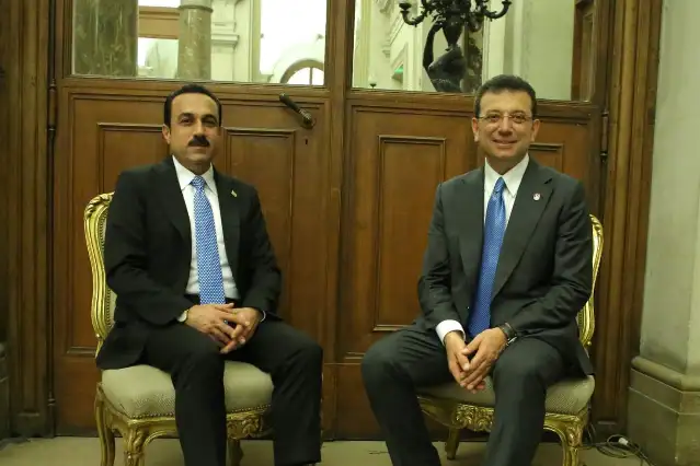 İmamoğlu, Erbil Valisi Umed Xoşnaw'ı İstanbul'a davet etti